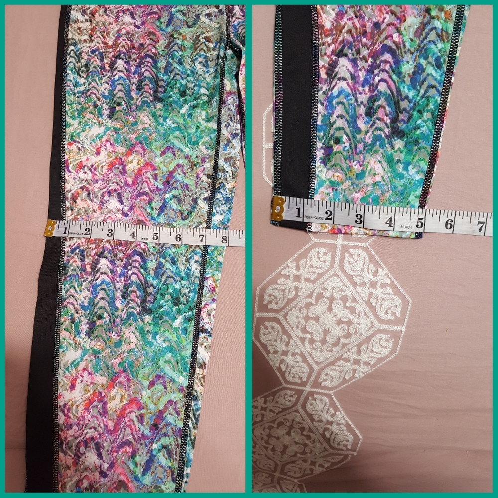 New - Central Park Active Wear Multi-Color Yoga - Picture 3 of 8